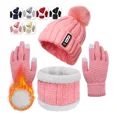 thumbnail image 1 of 3en1 Gorro Bufanda Guantes Cuello Invierno Para Frío Mujer, 1 of 6