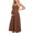 Brown, variant on PBFRDSJ Women's Maternity Cami Dresses Sleeveless Backless Casual Dress Spaghetti Strap Flowy Loose Long Sundress