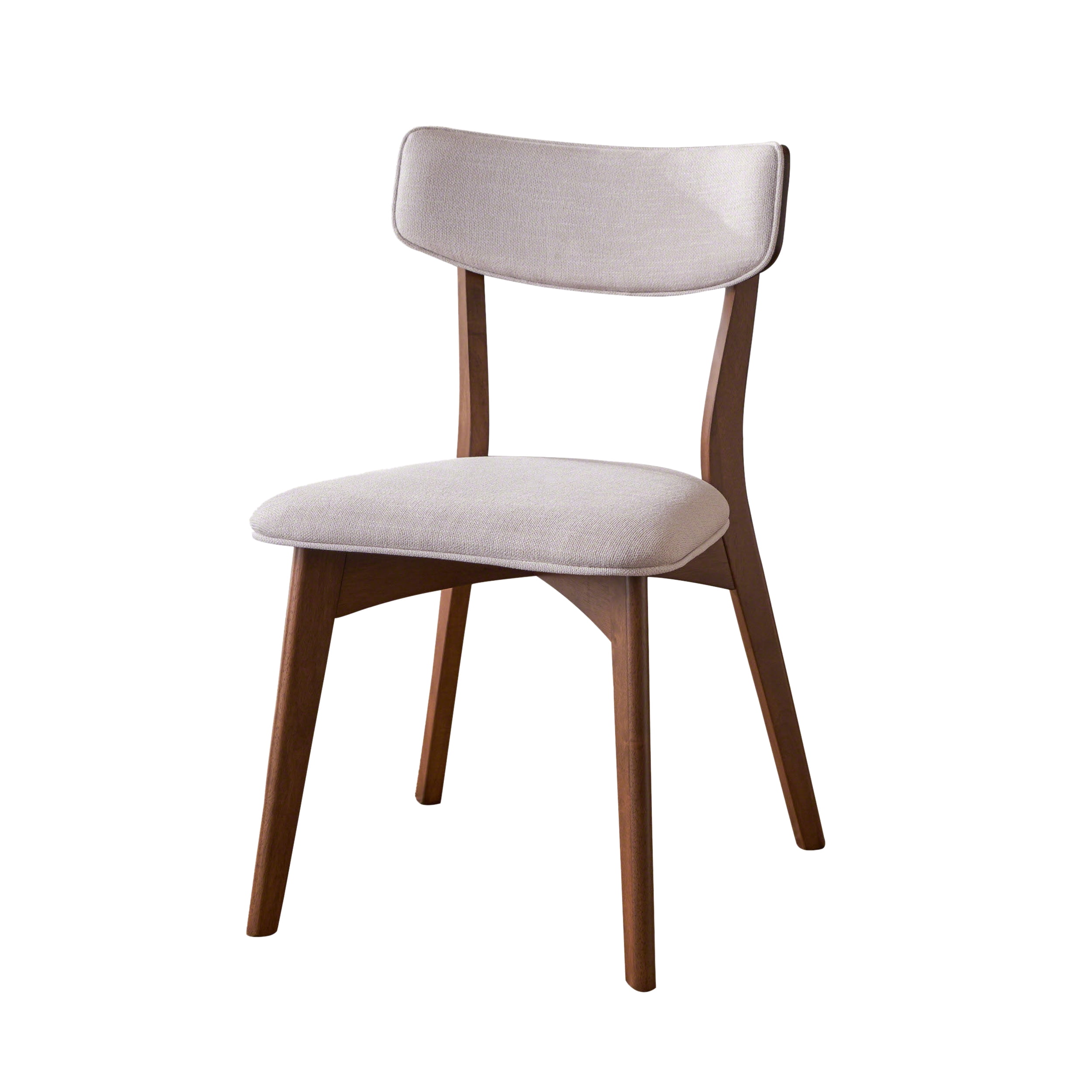 Noble House Sadie Rubberwood Dining Set, Light Beige, Natural Walnut