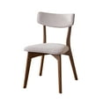 thumbnail image 4 of Noble House Sadie Rubberwood Dining Set, Light Beige, Natural Walnut, 4 of 8