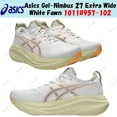 thumbnail image 1 of Asics Gel-Nimbus 27 Extra Grand Faon Blanc 1011B957-102 Taille Homme, 1 of 6