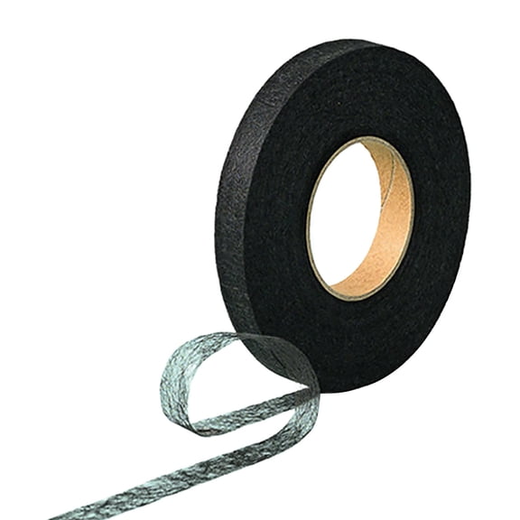 1-Pack No-Sew Iron-On Hem Tape – 80 Yards Total, Fusible Adhesive Wonder Web for Hemming Pants, Curtains, Clothes & Fabrics, Durable & Easy to Use, Available in Different Width(Black1,2880x0.6")