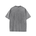 thumbnail image 4 of Domuza Acid Washed T-Shirt for Men Short Sleeve, Crew Neck, Vintage Distressed Solid Basic Tee Tops Gray XL, 4 of 5