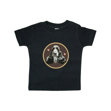 

Inktastic English Springer Spaniel Cocker Spaniel Gift Baby Girl T-Shirt