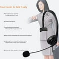 thumbnail image 4 of WQNZMADO 2X USB Call Center Headset with Noise Cancelling Mic Monaural Headphone for PC Home Office Phone Service Plug and Play, 4 of 4