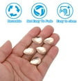 thumbnail image 5 of Uxcell Flat Back Acrylic Teardrop Gems, 18x13mm Teardrop Rhinestones Bead, Golden Champagne 50Pcs, 5 of 6
