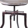 thumbnail image 3 of Armen Living Concord Adjustable Bar Stool in Industrial Copper, 3 of 4