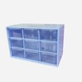 thumbnail image 1 of Caja de almacenamiento Jiugongge, venta al por mayor, cajón a prueba de polvo, escritorio, joyería, cosméticos, mesa de estudiante, estudio, dormitorio, 1 of 5