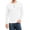 01 White, variant on Men's Loose Fit Heavyweight Long Sleeve Pocket Henley T-Shirt