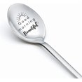 thumbnail image 1 of Valentines Day Birthday Gifts for Wife Girlfriend Coffee Tea Lovers Gift for BF Fiancee Good Morning Beautiful Spoon for Girlfriend Wife Anniversary Christmas Gift Dessert Spoons, 1 of 6