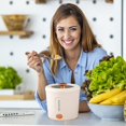 thumbnail image 2 of LEEYNEERElectric Cooking Pot Mini Ramen Cooker 450w Noodles Multifunctional Electric for Pasta Soup Portable with over Heating, 2 of 4