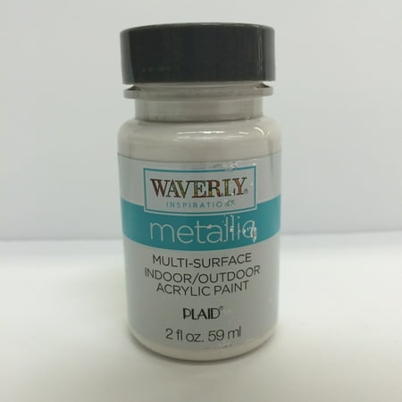 Waverly Inspirations 2 fl oz Metallic Silver Paint