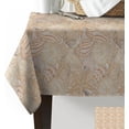 thumbnail image 3 of Coastal Rectangle/Square/Round Waterproof Tablecloths 60x84 inch Summer Beach Starfish Ocean Conch Shell Farmhouse Polyester Table Cloth Table Cover Tabletop for Wedding Party Dinner, 3 of 6