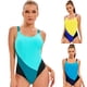 thumbnail image 5 of Traje de baño deportivo de una pieza de color a juego, traje de baño sexy sin espalda para mujer, 5 of 6