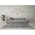thumbnail image 3 of Ahgly Company Indoor Square Oriental Gray Modern Area Rugs, 5' Square, 3 of 4