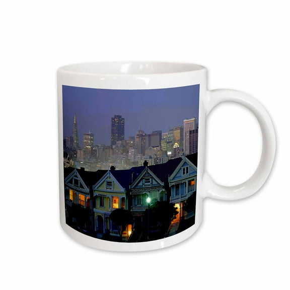 3drose, San Franciscos Painted Ladies, 15oz Mug