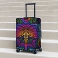 thumbnail image 6 of Fuzoiu Indian Mandalas Dragonfly Print Suitcase Cover,Washable Luggage Covers for Suitcase,Elastic Luggage Protector Cover,Scratch Resistant Travel Suitcase Covers-Small, 6 of 7
