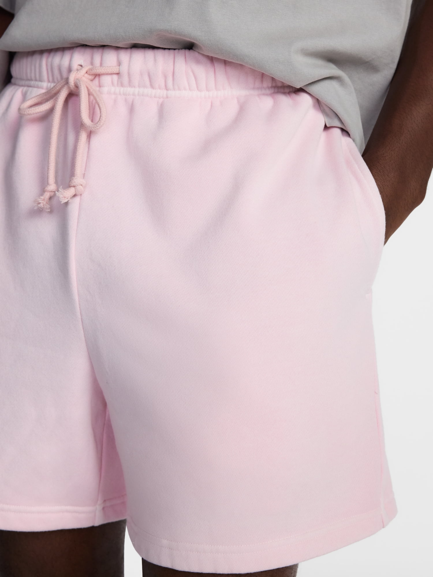 No Boundaries Fleece Jogger Shorts, 6" Inseam, Men's Sizes XS-5XB