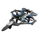 thumbnail image 2 of Avión de control remoto,Avión de control remoto Jet de control remoto,Avión de combate RC de juguete volador para exteriores,Planeador de pasatiempo con luces de Batería Azul Tres, 2 of 9