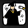 thumbnail image 3 of CafePress - Graduate Receiving Diploma Graduation Long Sleeve T Shirt - Long Sleeve Dark T-Shirt, 3 of 4