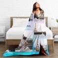 thumbnail image 6 of Custom Blanket with Photo Text Personalized Throw Blanket Customized Picture Blanket for Kid Adult Friends Mother Father Personalized Gift Flannel Blanket for Birthday Gifts, 6 of 6