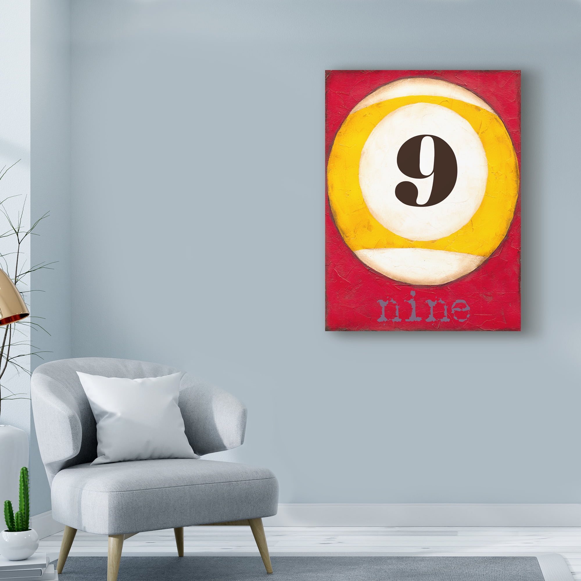 Trademark Fine Art 'Graphic Pool IX' Canvas Art by Jennifer Goldberger