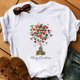 thumbnail image 4 of Believe Merry Christmas-ropa para mujer, camiseta de moda de Disney Y2k, blusa blanca de estética para fiesta de Nochebuena, 4 of 4