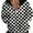 Black White Grid, variant on Womens Zip Front Plaid Sweatshirts Print Hoodie Fall Jackets Long Sleeve Casual Drawstring Clothes