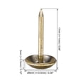 thumbnail image 3 of Uxcell 9mm Dia 17mm Height Bronze Tone Upholstery Nails Tacks 200 Pack, 3 of 5