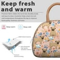 thumbnail image 4 of Dog and Bone Pattern Lunch Bag – Whimsical Cartoon Style for Pet Fans, 4 of 4