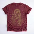 thumbnail image 2 of Saint Joseph Catholic T-Shirt, St. Joseph and Child Jesus Faith Graphic Tee, 2 of 4