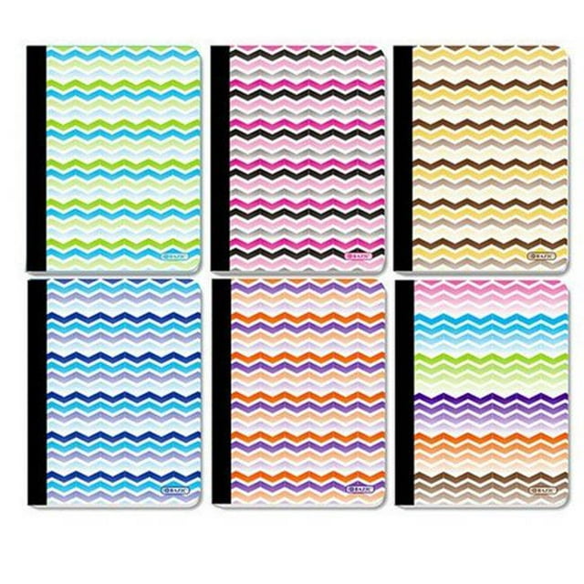 Bazic 5493 C/R 100 Ct. Chevron Composition Book Case of 48