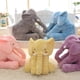 thumbnail image 2 of Almohada de elefante de juguete de moda para el hogar de 40 a 60 cm, linda figura de elefante de peluche, regalo de cumpleaños para niños, 2 of 5