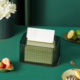 thumbnail image 4 of 2025 Transparent Tissue Box with Spring PET Paper Dispenser Napkin Box for Desktop, 4 of 5