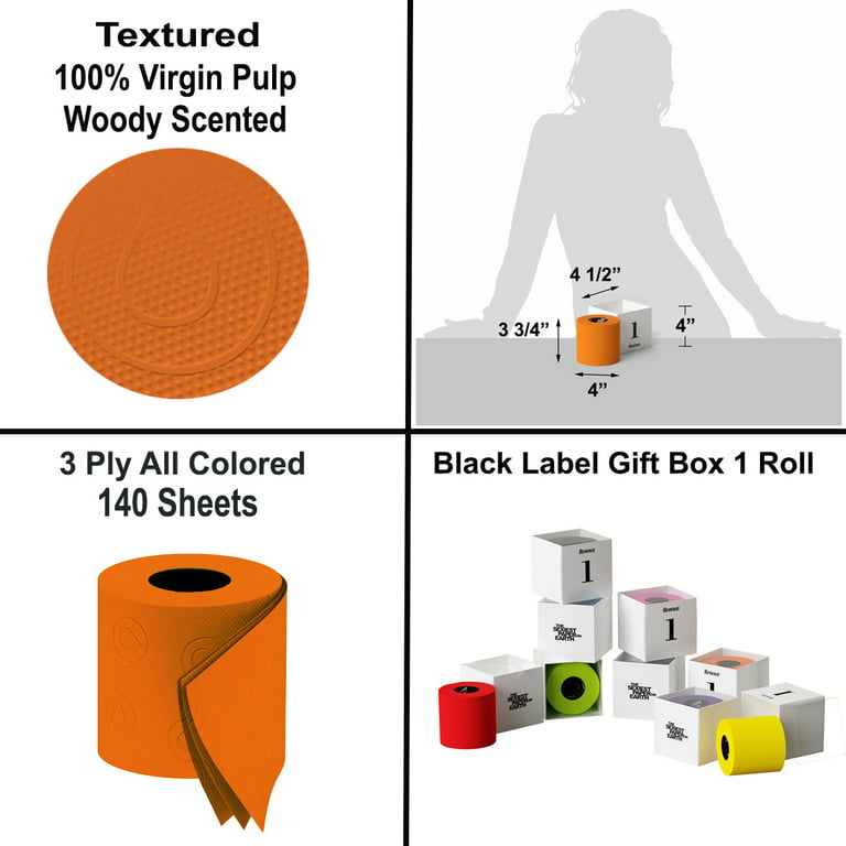 Black Toilet Paper Gift Box, Renova