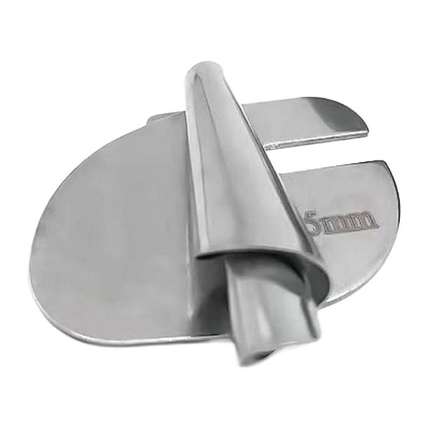Prensatelas para dobladillos de máquina de coser, dobladillo de dobladillo, accesorio de de borde, guía de , prensatelas portátil para enrollado para 5 mm