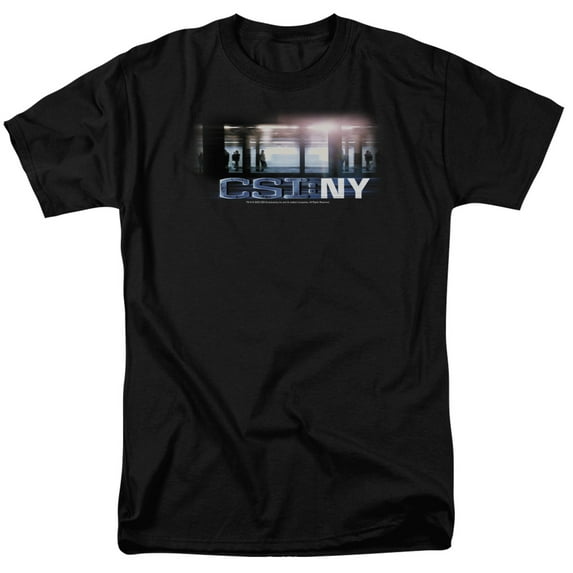 Csi New York Subway Adult 18/1 T-Shirt Black