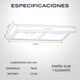 thumbnail image 5 of FLINE | Campana de cocina 60 cm | GABINETE | Controles botones |extractora | diseño slim de acero Inoxidable | 3 velocidades | Tallin 60, 5 of 7