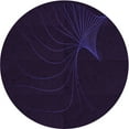 thumbnail image 1 of Ahgly Company Machine Washable Indoor Square Transitional Night Black Area Rugs, 3' Square, 1 of 7