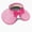 Hot Pink, variant on Womens Foldable Straw Sun Hat Two Tone Design Wide Brim Beach Cap Outdoor UV Protection