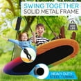 thumbnail image 3 of SereneLife Giant Platform Swing 67” Mega Swinging Kids Outdoor Glider, 3 of 8