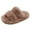 Z2-Khaki, variant on newwalpole Cozy Toddler Slippers Non-slip Boys Girls House Slippers Wide Kids Winter Shoes Warm Adjustable Strap Home Shoes Gray for Size 9