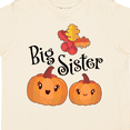 thumbnail image 4 of Inktastic Big Sister Pumpkins with Fall Leaves Girls Toddler T-Shirt, 4 of 5