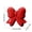 Red, variant on Ceramic Bow-Shaped Flower Vase - Decorative Floral Arrangement Vase for Home Living Room Table and Interior Decoration