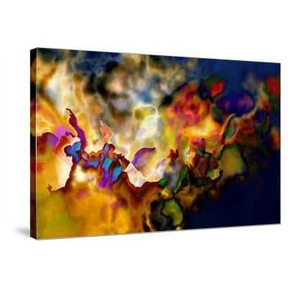 Fiery, Abstract Stretched Canvas Wall Art by Ursula Abresch Sold by Art.Com