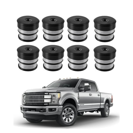VEVOR Body Mount Bushing Kit, Compatible with 2008-2016 F250 F350 Super Duty, 64 PCS Silicone Body Mount Kit, Quick Replacement, Durable Components for Improving Bumpy Driving Performance, Gray