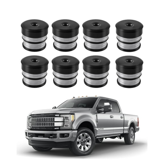 VEVOR Body Mount Bushing Kit, Compatible with 2008-2016 F250 F350 Super Duty, 64 PCS Silicone Body Mount Kit, Quick Replacement, Durable Components for Improving Bumpy Driving Performance, Gray