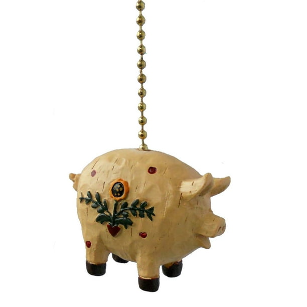 Clementine Design Primitive Country Pig Ceiling Fan Pull Com Clementine Design Primitive Country Pig, Primitive Country Ceiling Fans