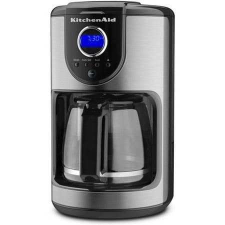 KitchenAid 12 Cup Glass Carafe Onyx Black Coffee (Best No Carafe Coffee Maker)