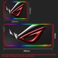 thumbnail image 1 of Asus Tapis de Souris Rog Accessoires de Jeu Tapis de Souris 800x400 Tapis d'Ordinateur Portable Tapis de Souris Gamer Rgb Pc 900x400 Tapis de Clavier Rétroéclairés Led, 1 of 5